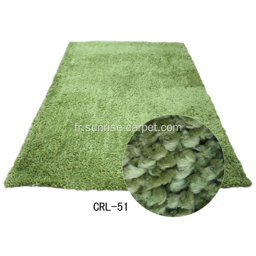 Tapis Shaggy polyester avec des fils épais